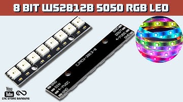 8 BIT WS2812B 5050 RGB LED DRIVER BOARD FULL COLOR 5V RAINBOW WS2812B