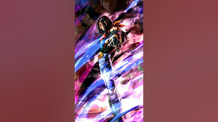 Dragon Ball Legends- The most unique Legends Limited Super 17 interaction to ever exist.