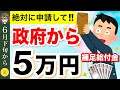 【知らないと大損！】政府から5万円給付金！申請すればもらえる定額減税の補足給付金とは？支給時期・申請方法・対象者をわかりやすく解説！