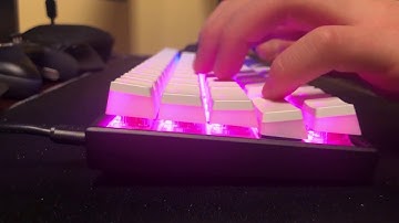 Ducky Mecha Mini Unboxing w/ Hyper X White Pudding Keycaps