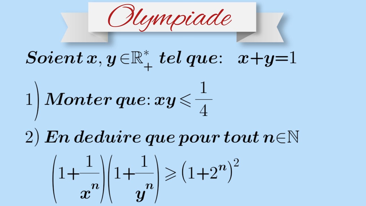 Inègalitès importantes