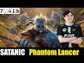 🤯SATANIC[ Phantom Lancer ] HC 7.41B- DOTA 2 HIGHEST MMR MATCH#dota2gameplay   #dota2   #dota2