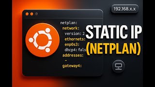 Ubuntu Server - Static IP Address Configuration (24.04 Server edition)