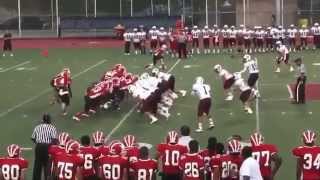 Luke Weiss #70, Verona High School, Verona NJ, Football Highlight Film, LB / DE / G