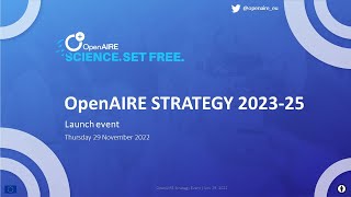 The next OpenAIRE strategy: our mission and action lines for an Open Scholarly Communication system