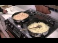 Preparing Pierogi - Step 6  - Cooking Sauerkraut and Cabbage Filling