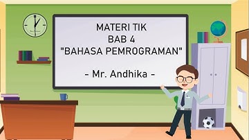 Bahasa Pemrograman 1 Perkenalan | Kelas 6
