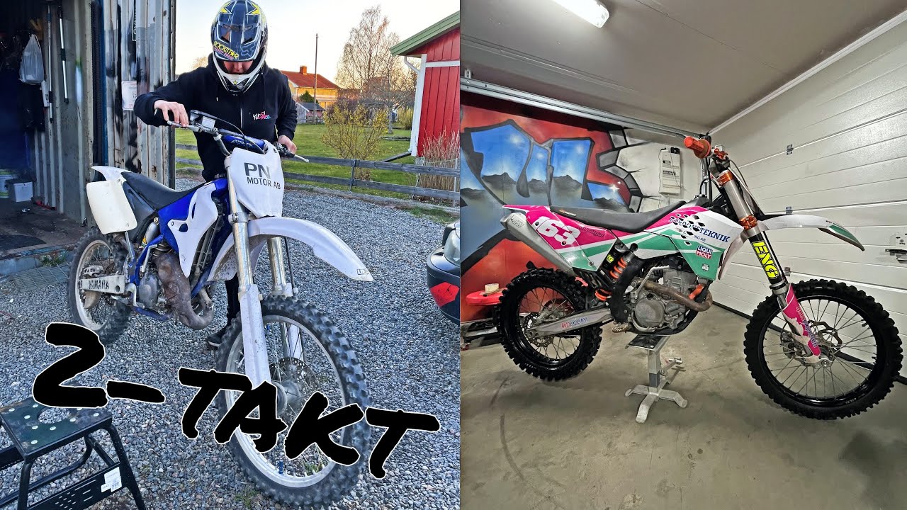 Gurra köper 2-takt & jag byter fjädring på min KTM - [VLOGG 