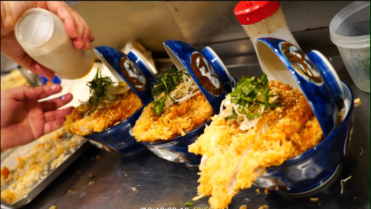 Тонкацу и кацудон очень популярны и привлекают работающих бизнесменов!