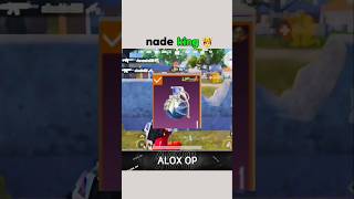 nade king 🤴 #shorts #bgmi @ALOxOP