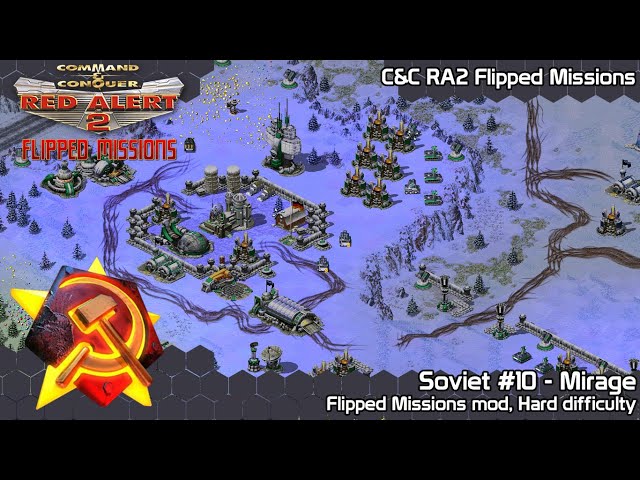 C&C Red Alert 2 Flipped Missions - Soviet #10 Mirage - Hard