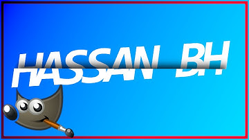 GIMP Tutorial  ep1 : Sliced Text Effect