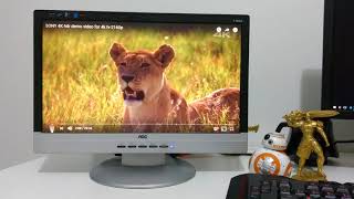 Monitor AOC TFT17W80PS   Teste de Vídeo