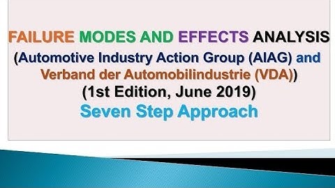 FMEA(AIAG+VDA) Seven Step Approach #7stepfmea #vda #aiag #fmea #ap #severity #occurrence #detection