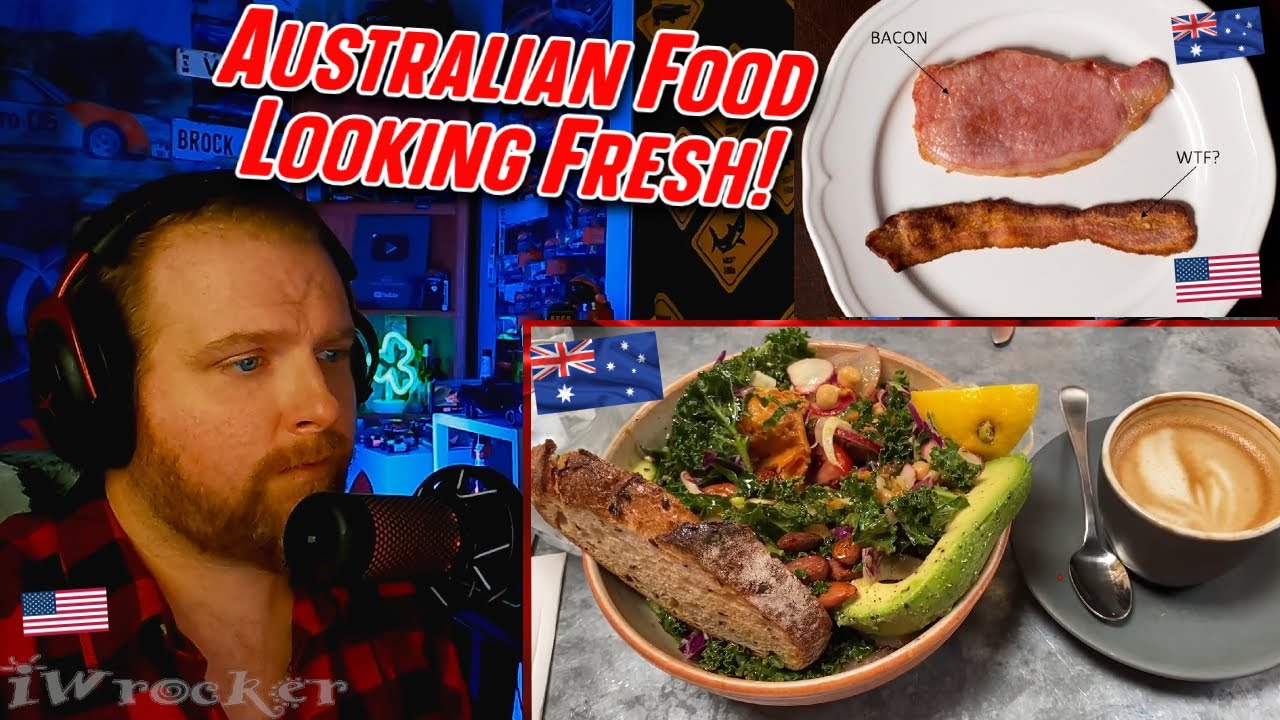 American Reacts to Comparing Australian Food to American Food