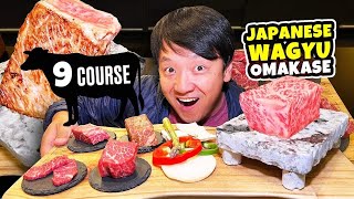 Trying 9 Course JAPANESE WAGYU Omakase & Hidden Gem SEAFOOD DIM SUM in New York