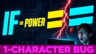 If / Else & Switch Explained in 3 Minutes (+ the = vs == Trap)