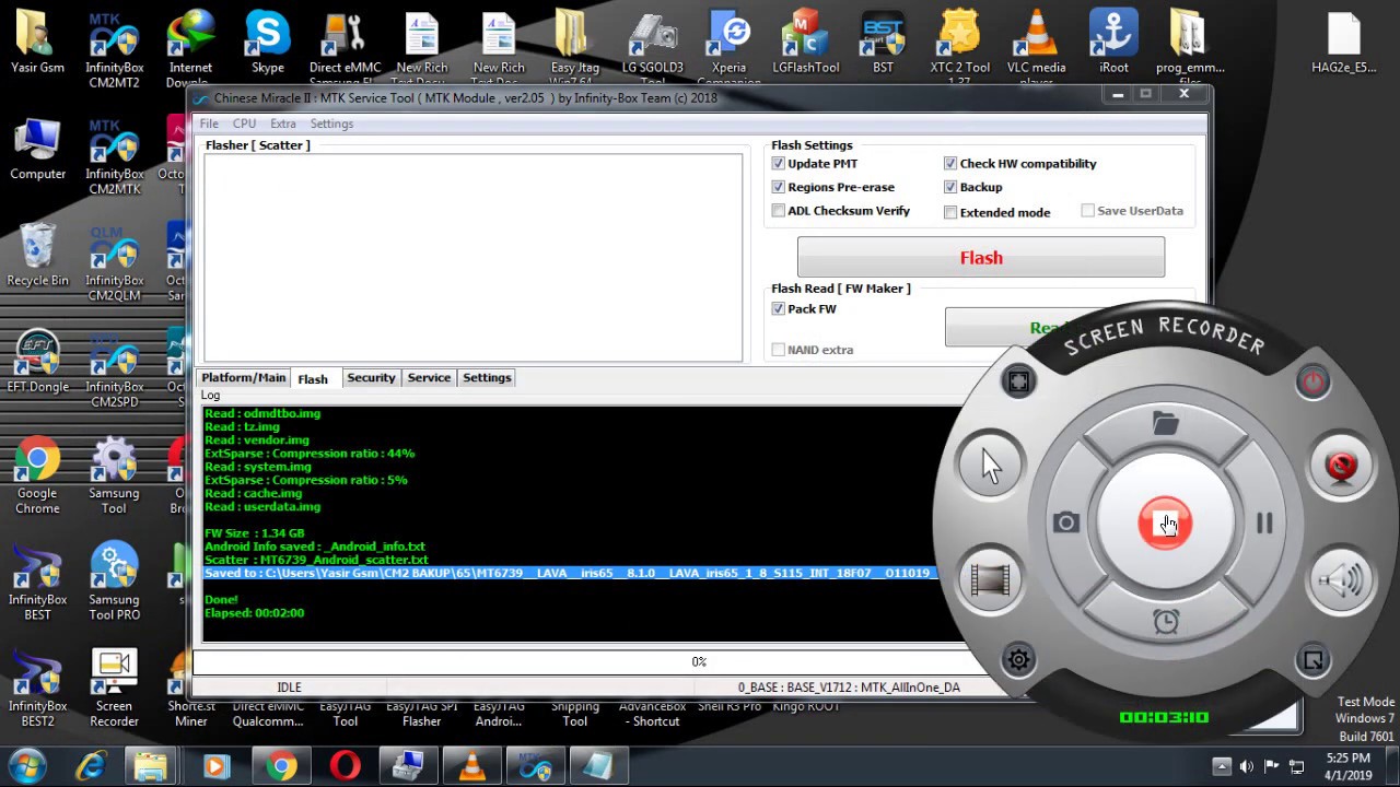 Lava Iris 65 CM2 Read Firmware Flash File