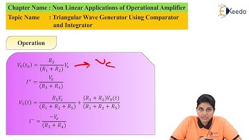 Triangular Wave Generator Using Comparator and Integrator | Linear Integrated Circuits in EXTC