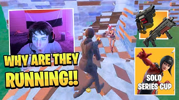 PeterBot HUNTS DOWN the ENTIRE LOBBY in Solo Series Cup!