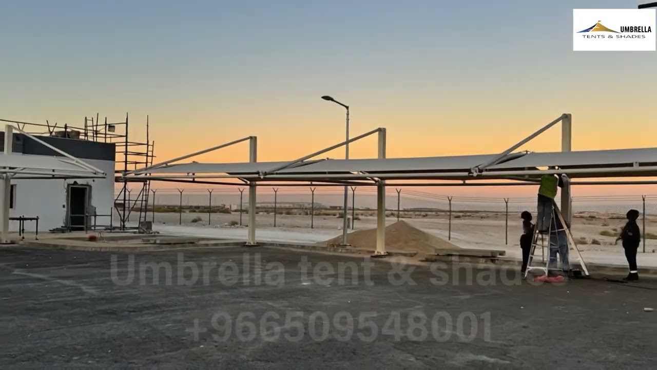 CAR PARKING SHED IN KSA (Umbrella Tent & Shades)