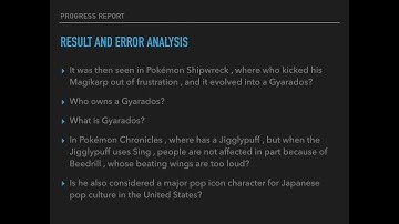 11611 NLP Project Progress Report