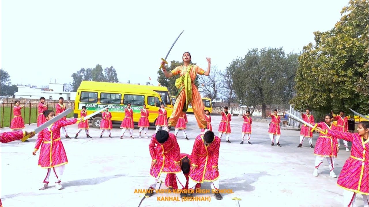 Happy Republic Day | Jhasi Ki Rani | Dance Act | Anant Vidya Kender high school Kanhal Bishnah