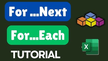 Excel VBA LOOPS | For Each & For Next Statements