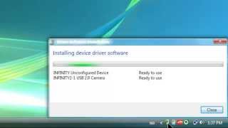 Installing INFINITY Software on Windows Vista, Windows 7, or Windows 8 operating systems