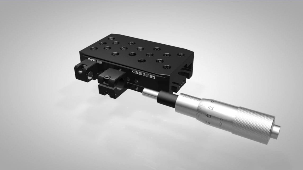 25 mm Travel, Quick-Connect Stages for Manual Rigid Stands