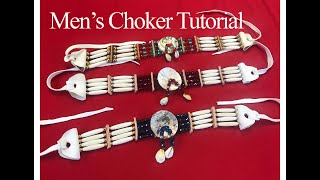 Wahzhazhe Cultural Center Men's Choker tutorial