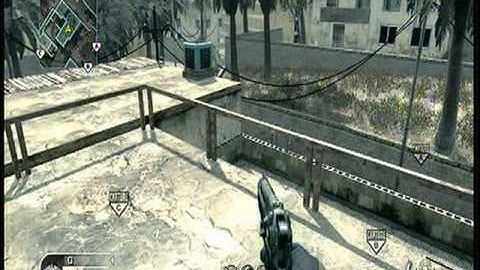 CoD 4 - How to get on the Roof in Crash Tutorial