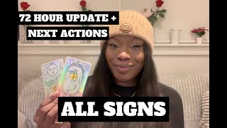 ALL SIGNS TAROT 💖 (ARIES - PISCES) NEXT 72 HOURS ENERGY UPDATE + NEXT ACTIONS #tarot #allsigns