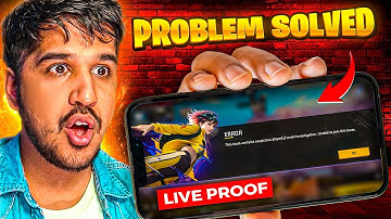 Free Fire Group  Problem Solve Kaise Kare || ff Group Nahi Ban Raha Problem Solve 2025 ||