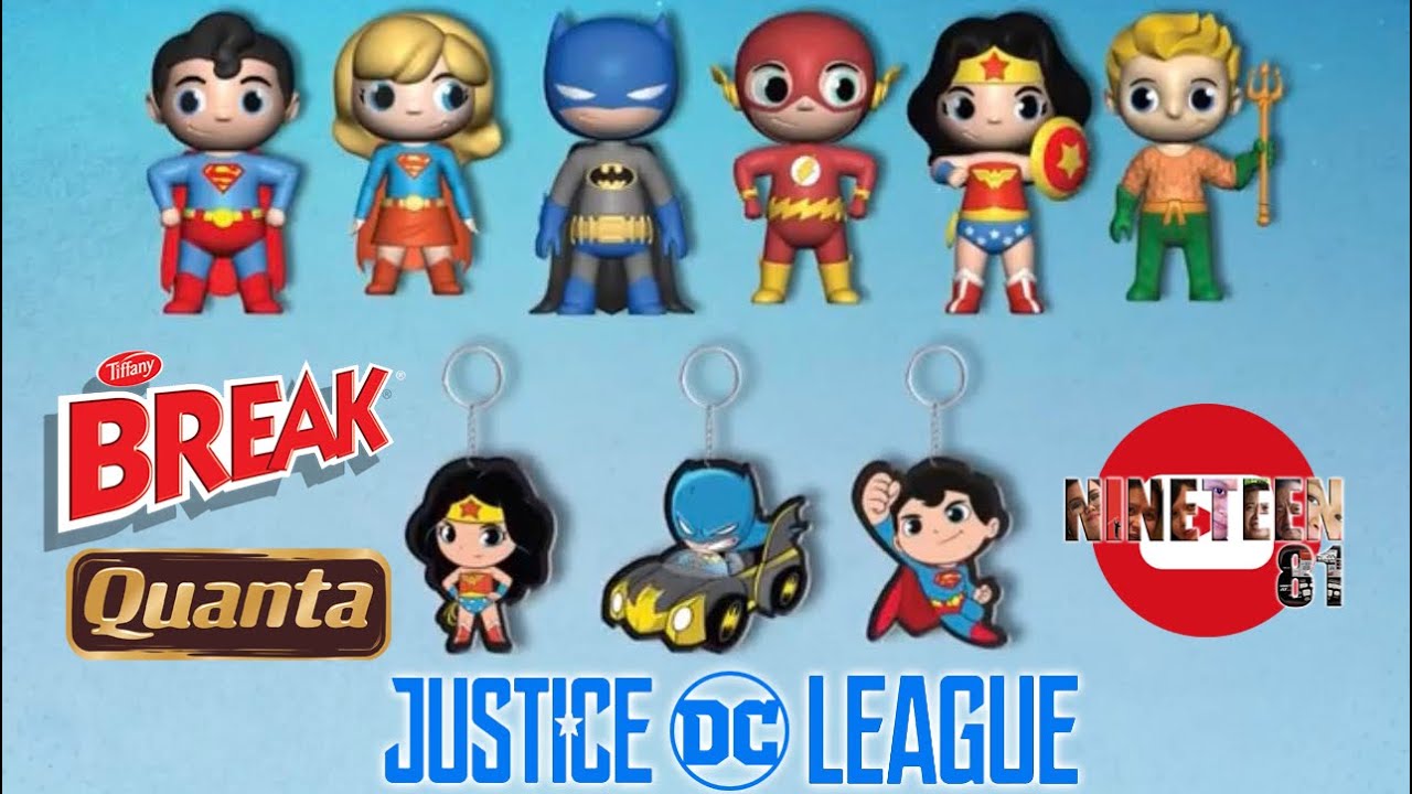Break and Quanta Tiffany Chocolate I Collaboration with Justices league action figure | Batman