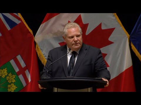 Ont. Premier Doug Ford pays tribute to police officers | Funeral for Sgt. Eric Mueller