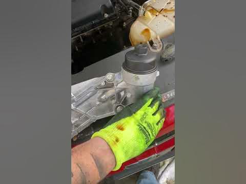 2013 Chevy sonic oil cooler coolant leak vid # 3 - YouTube
