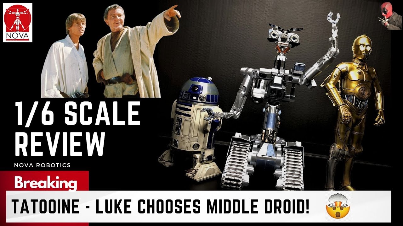 Unboxing | Johnny Five 1/6 Scale Figure | Comparison w/ Hot Toys Star Wars Droids | Short Circuit J5