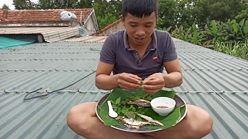 Cá Nục Chiên Giòn Chấm Nước Mắm Siêu Cay / Chiến Vlog Family