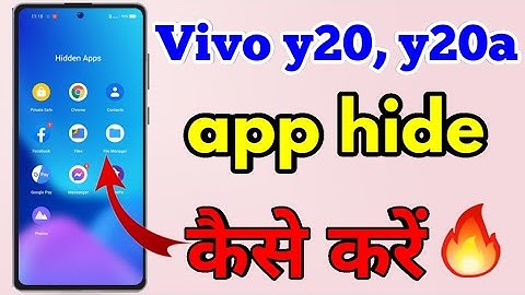 Vivo Y20a App Hide Kaise Kare | Vivo Y20a App Hide | How To Hide App in Vivo Y20