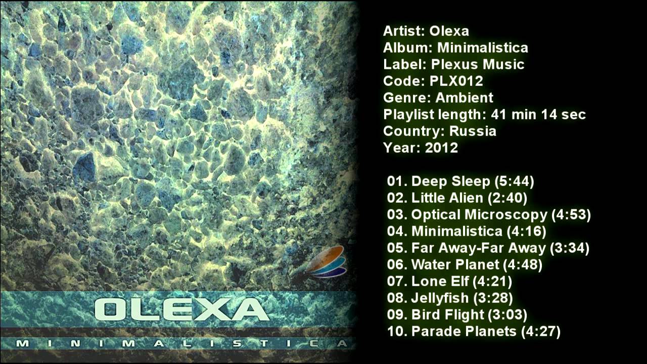 Olexa Minimalistica Plexus Music 2012 YouTube