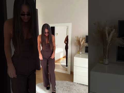 Костюм жіночий: топ/корсет з чашками + штани палацо Розміри 42-48, видео 1