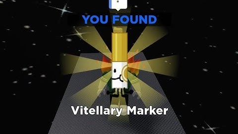 How to get VITELLARY marker in FIND THE MARKERS Roblox [ Updated 2025 ]