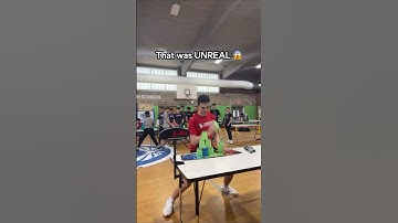 Crazy fast sport stacking 🤯#sportstacking #speedstacking #cupstacking #speedstacks #fast