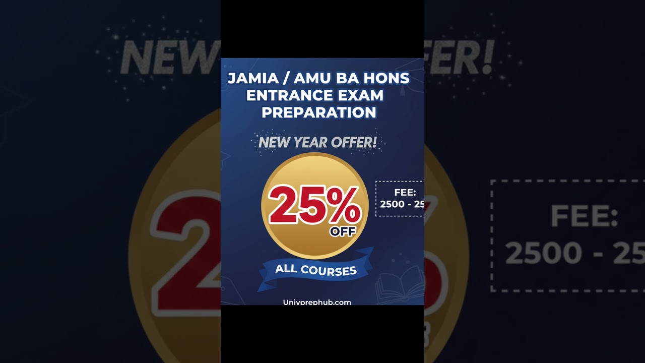 Jamia Millia Islamia Ba Hons entrance exam preparation 