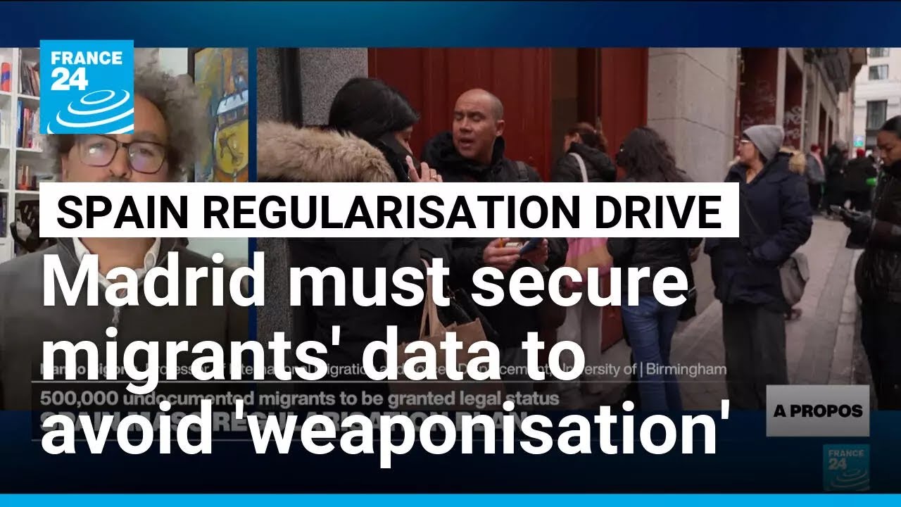 Spain's choice on migrants 'pragmatic' but data needs securing, expert says • FRANCE 24 English