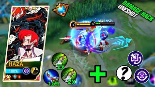 NEW META!! CHOU FULL DAMAGE ONESHOT BUILD😱(ATK DAMAGE HACK) | CHOU BEST BUILD 2023 | MOBILE LEGENDS