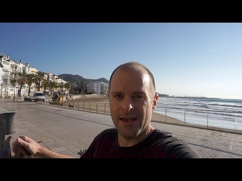 SITGES TO SANT PERE DE RIBES - JESSE WAUGH ART VLOG