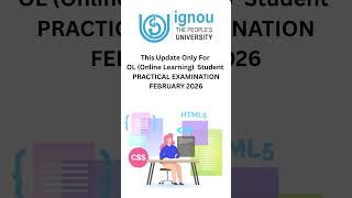 IGNOU Practical Exam Update | Only for OL (Online Learning)Student | BCA_NEWOL BCAOL MCAOL CITOL