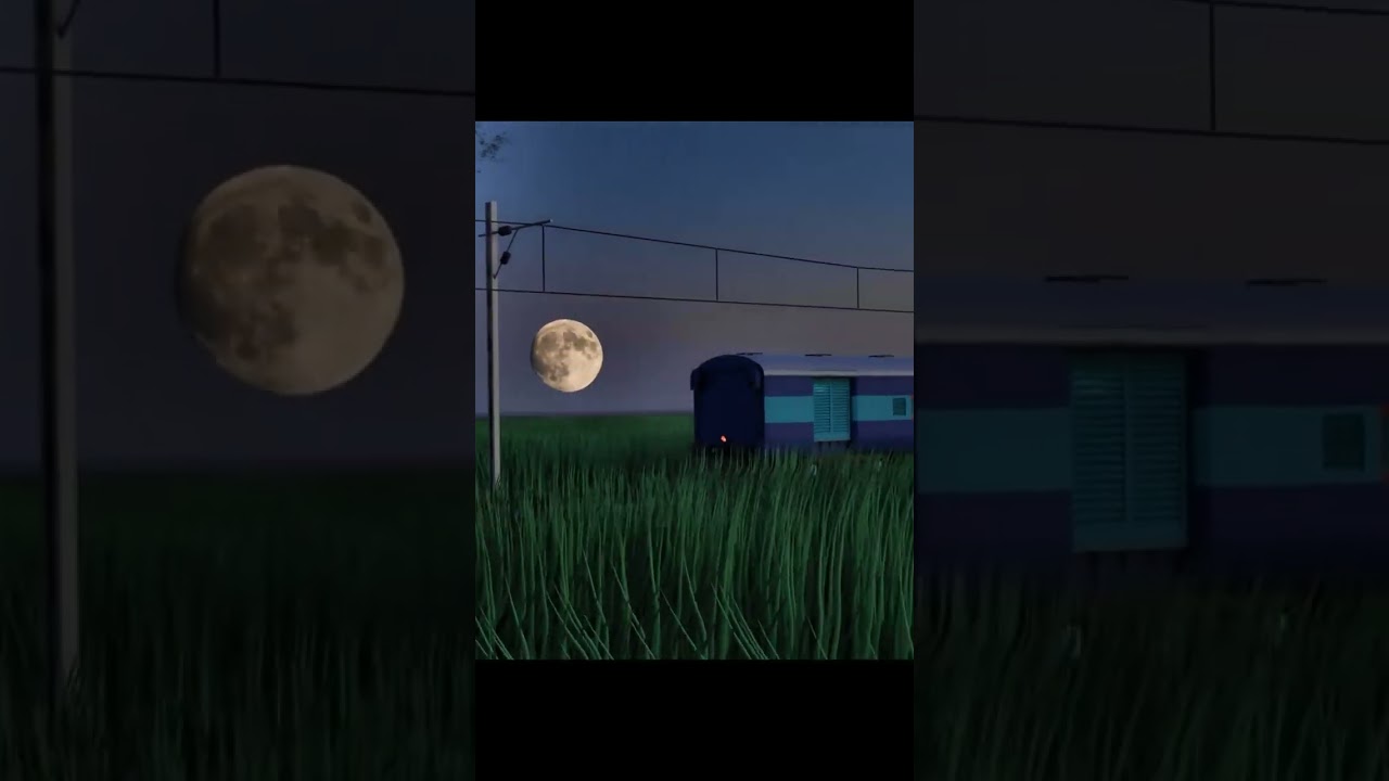 Train passing through | Animated WAP-4 